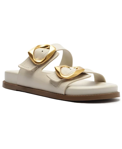 Schutz Women's Olga Sporty Round Toe Flat Sandals