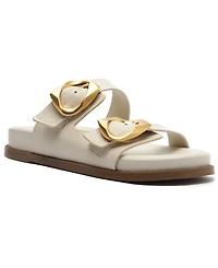 Schutz Women's Olga Sporty Round Toe Flat Sandals