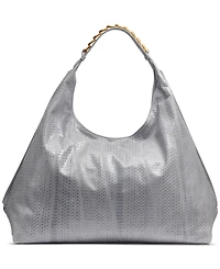 Donna Karan New York Bellmore Extra Large Skipper Snake Hobo with Bezel Strap