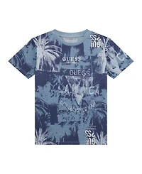 Guess Big Boys Printed Short Sleeve T-Shirt