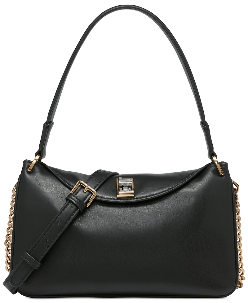 Karl Lagerfeld Paris Nadine Leather Shoulder Bag