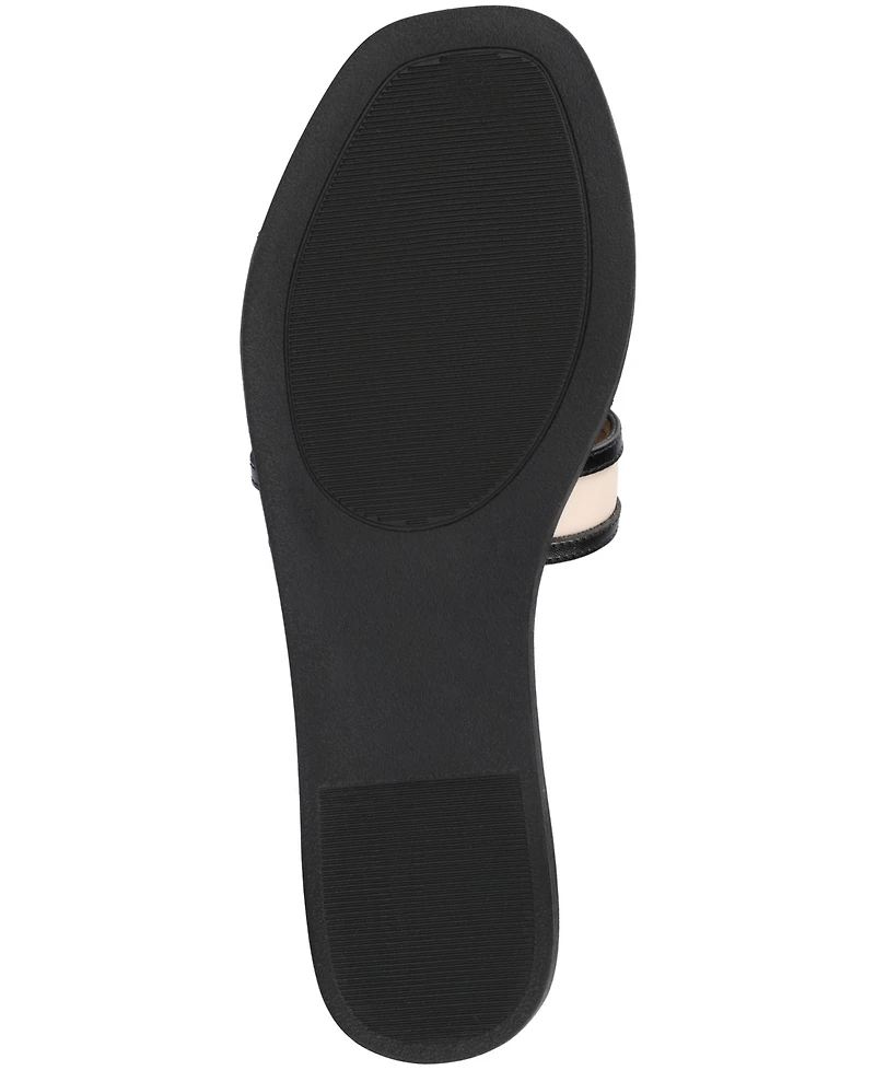 Journee Collection Women's Primah Slide Flat Sandals