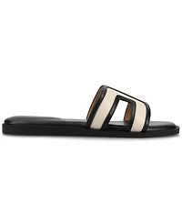 Journee Collection Women's Primah Slide Flat Sandals