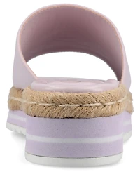 Journee Collection Women's Rosey Espadrille Platform Wedge Sandals