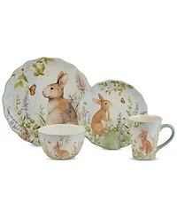 Certified International Easter Meadow 16-Pc. Dinnerware Set, Service for 4