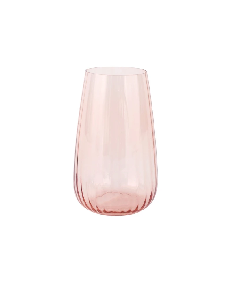 Vietri Francesca Blush High Ball Glass