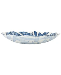 Vietri Isola Glass Shallow Serving Bowl