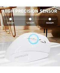 memzuoix Ergonomic Mouse Wireless,2.4G Optical Cordless Mice with 800/1200/1600 Dpi,Vertical Computer Wireless for Laptop, Mac,Pc,Desktop (for R