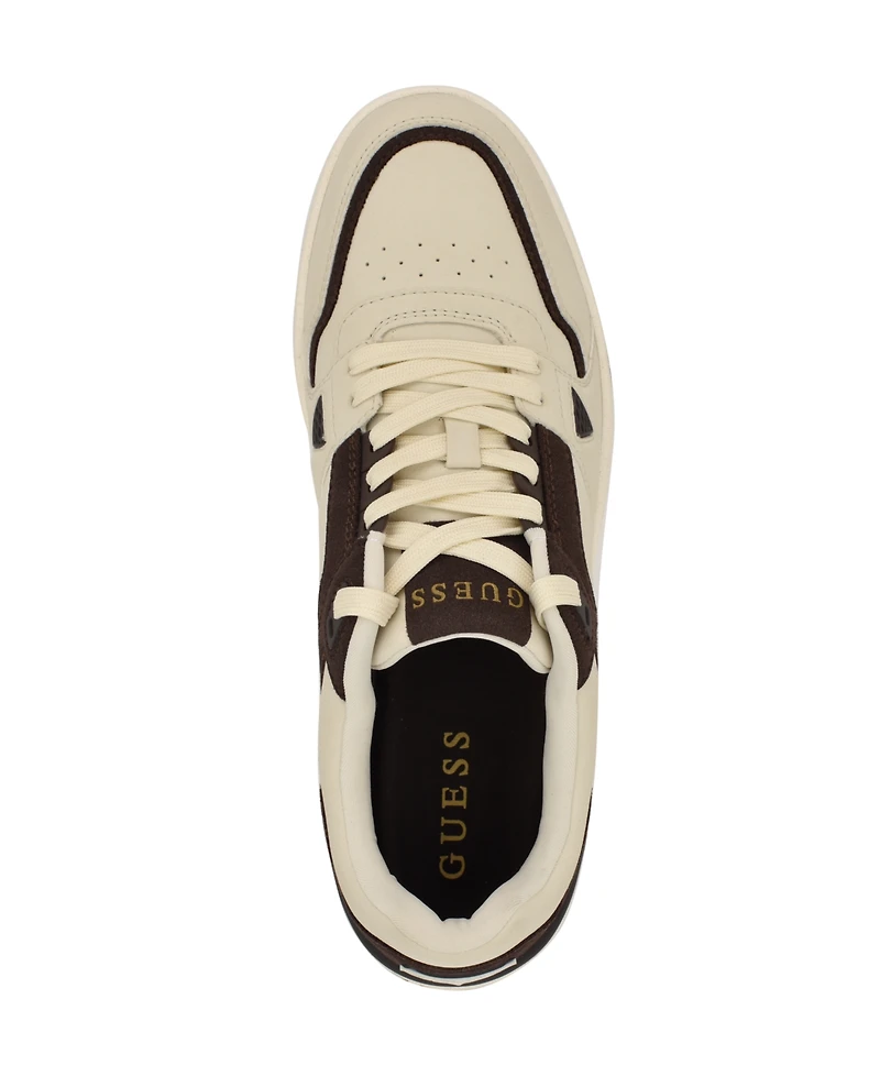 Guess Men's Nadine Paneled Lace-Up Fashion Sneakers