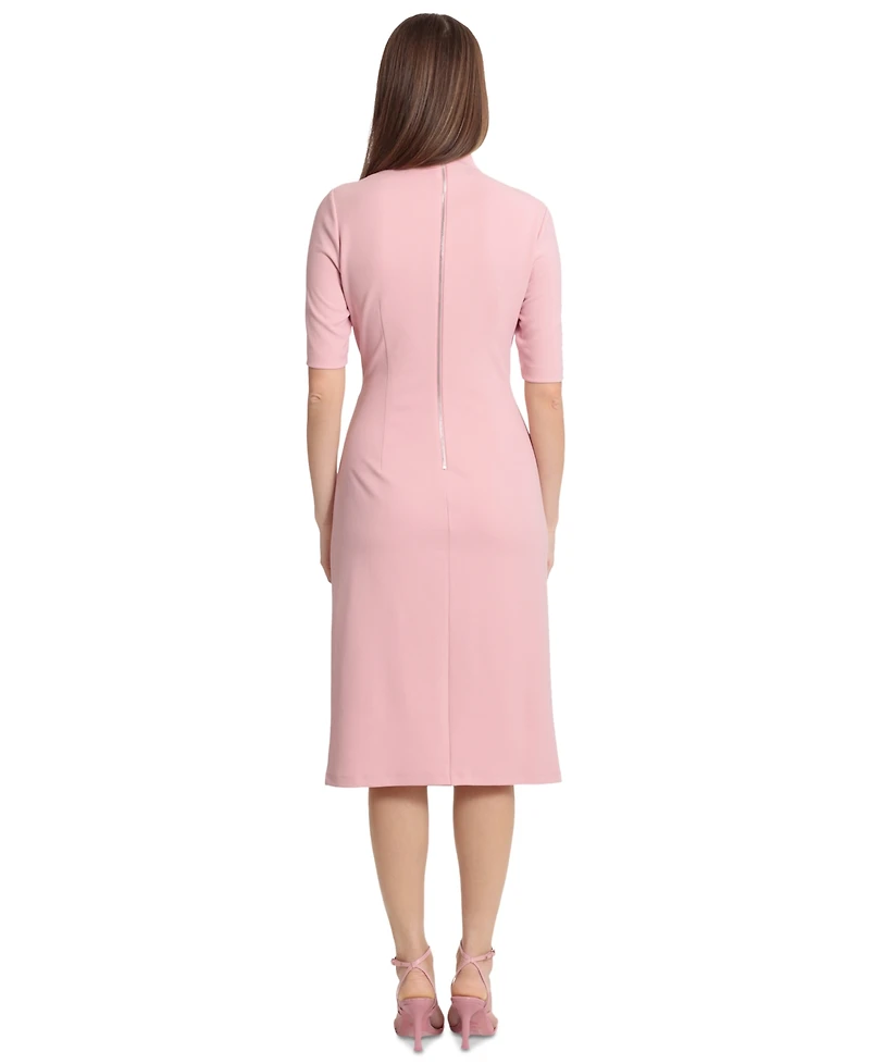 Maggy London Women's Ruched Sheath Dress
