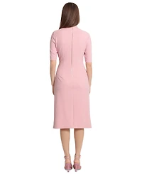 Maggy London Women's Ruched Sheath Dress