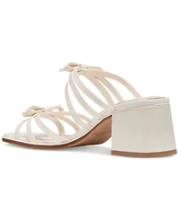kate spade new york Women's Carolina Bow-Trim Block-Heel Sandals