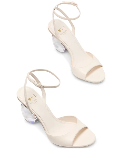 Kate Spade New York Women's Perfect Pair Heart Heel Dress Sandals