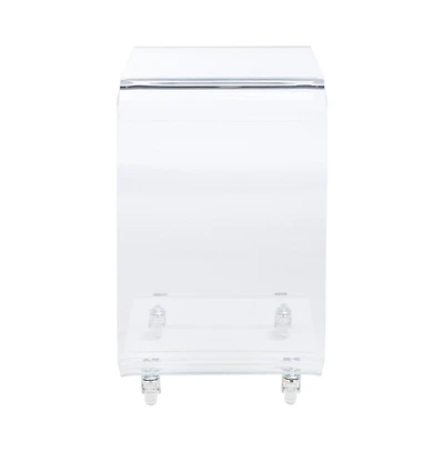 Rollins Acrylic Bar Cart