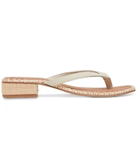 Dolce Vita Women's Barty Whipstitch Thong Low Heel Sandals