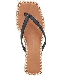 Dolce Vita Women's Barty Whipstitch Thong Low Heel Sandals