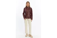 Furniq Uk Women's Leather Jacket