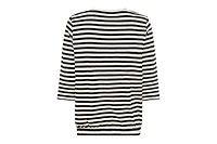 Olsen Women's Stripe and Foil Print Jersey Top