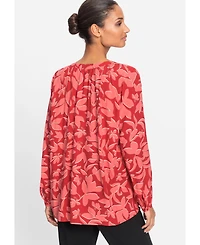 Olsen Women's Floral Print Shirt