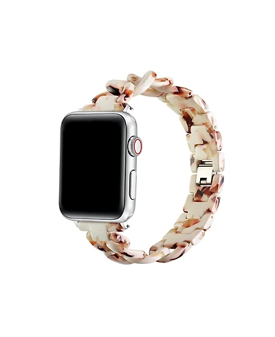 Posh Tech Kit Tortoise Resin Link Band for Apple Watch, Fits All Apple Watch Models