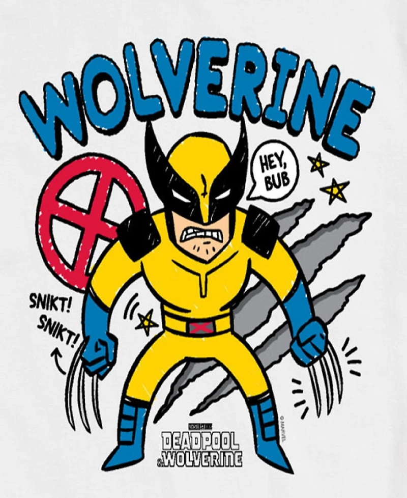 Airwaves Men's Deadpool Wolverine Short Sleeve T-Shirt