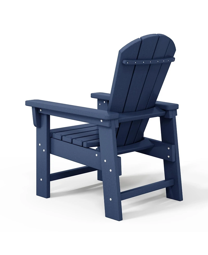 Kids Outdoor Hdpe Adirondack Plastic Patio Chair