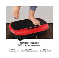 LifePro Compact Vibration Plate Exercise Machine for Full Body, Lymphatic Drainage, Joint Pain Relief & Calorie Burn