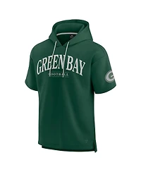 Fanatics Men's and Women's Green Bay Packers Elements Ready Short Sleeve Pullover Hoodie