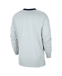 Nike Men's Silver Orlando Magic 2024/25 City Edition Authentic Pregame Performance Long Sleeve Shooting T-Shirt