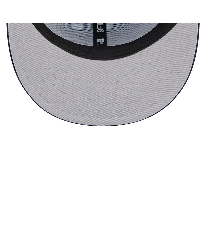 New Era Men's Light Blue Memphis Grizzlies/Navy Jersey Hook Statement Edition 9FIFTY Snapback Hat