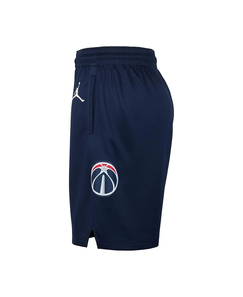 Jordan Men's Navy Washington Wizards Statement Edition Swingman Shorts