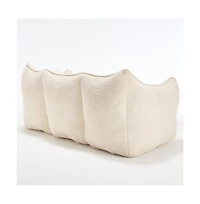 Bean Bag Chair for Adults, Cozy Chenille Sofa, Perfect Gaming, Reading, and Relaxing-The Pop Home