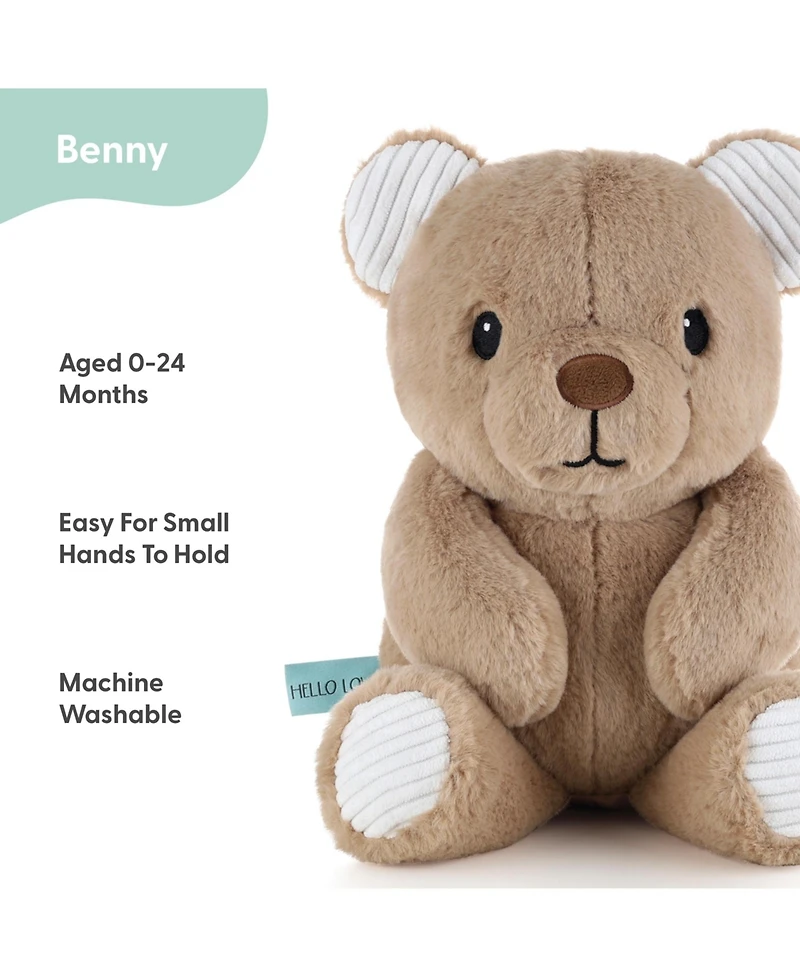 The Peanutshell Bear, 10" Baby Stuffed Animal Plush Toy