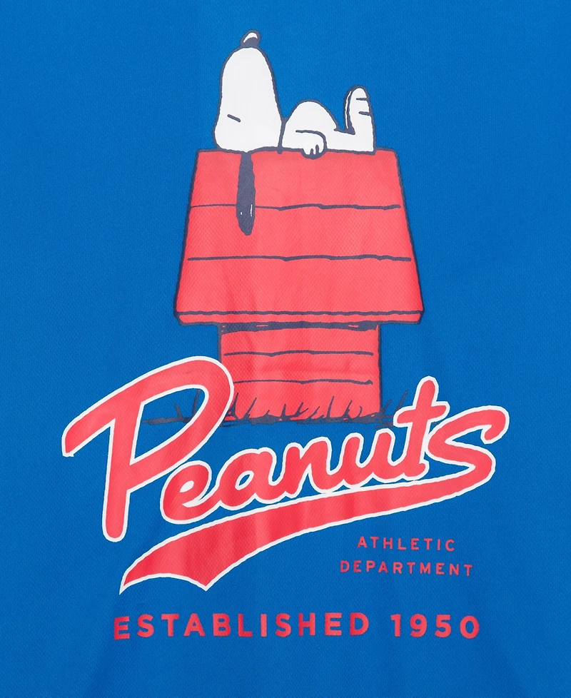 Hybrid Men's Peanuts Baseball Jersey Shirt