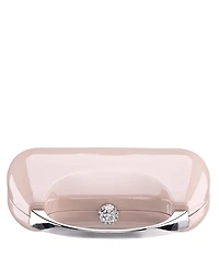 Nina Women's Metallic Minaudiere bag with Metal Handle