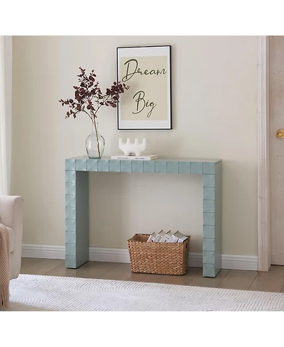 Kings Brand Furniture Turlock Wooden Console Table - Minimalist Sofa Table, Side Entryway and Display