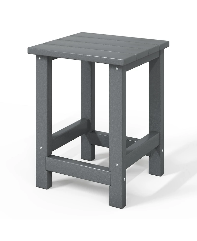 Kids Outdoor Patio Furniture Hdpe Adirondack Square Side Table