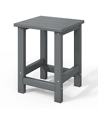 Kids Outdoor Patio Furniture Hdpe Adirondack Square Side Table