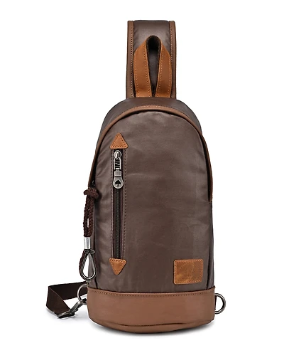 Tsd Brand Urban Light Coated Canvas Sling Bag
