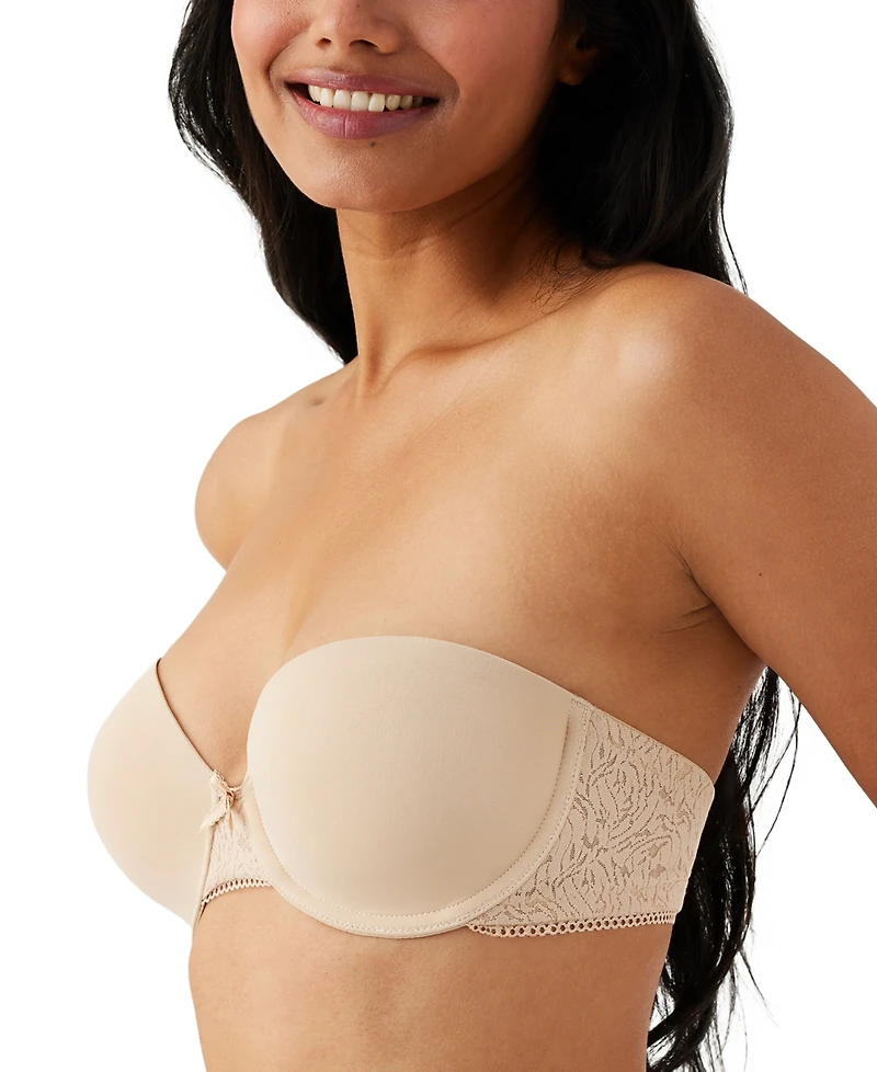b.tempt'd by Wacoal Modern Method Strapless Picot-Trimmed Bra 954217