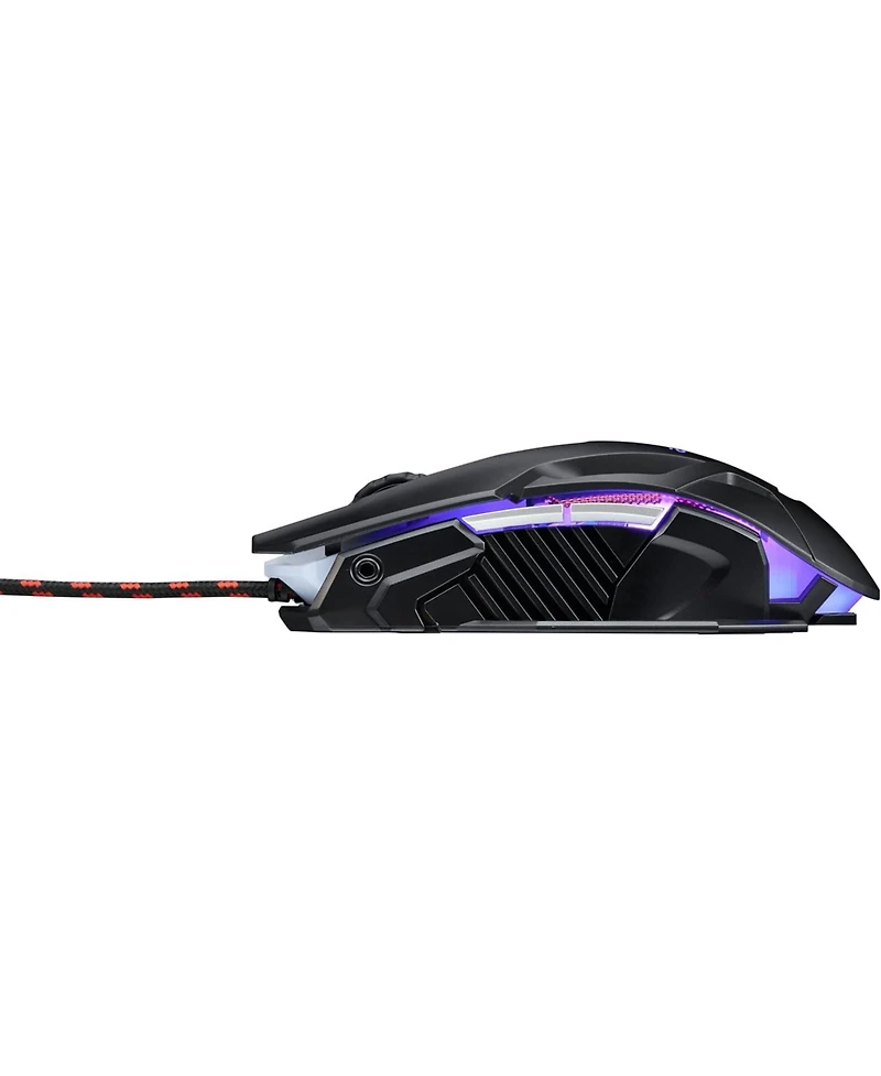 acer Nitro Gaming Mouse Iii: 6D Optical Gaming Mouse with High 125MHz Polling Rate | 7 Colorful Breathing Lights with Led Logo and Pattern | 6 Optiona