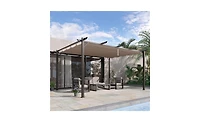 Pergola Gazebo with Weather-Resistant Roof for Outdoor Living