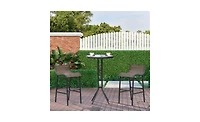 3-Piece Outdoor Bistro Set for Patio, Garden, or Balcony Dining