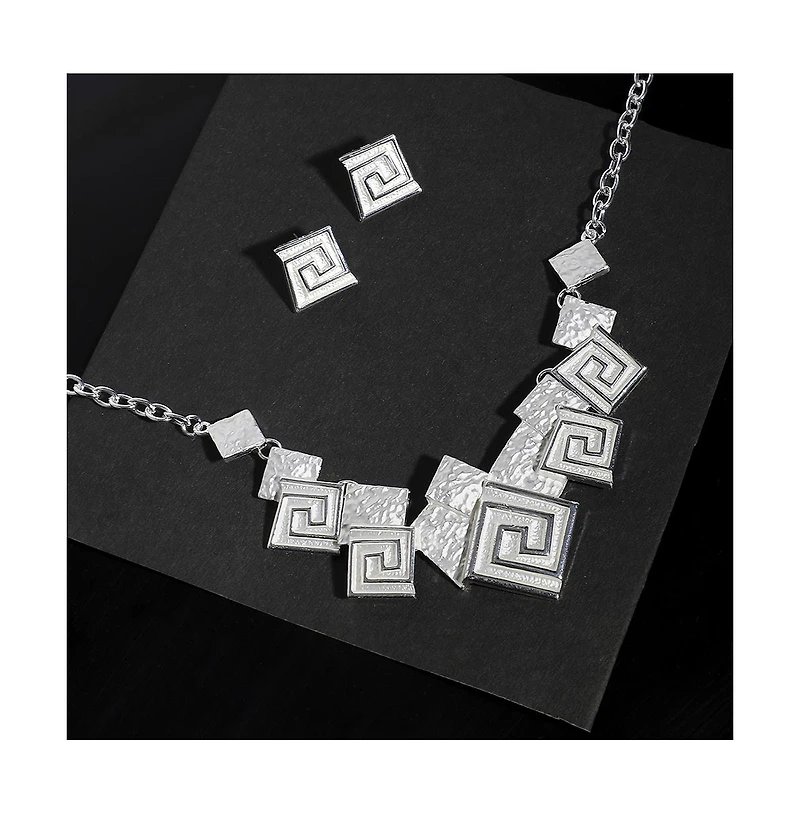 Party Statement Necklace & Stud Earrings