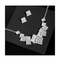 Party Statement Necklace & Stud Earrings