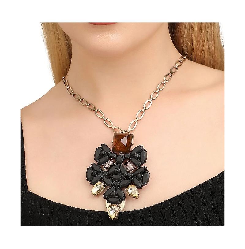 Party Stone Pendant Necklace