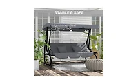 Outdoor Patio Swing Chair Comfortable Hanging for Relaxation Garden or Backyard