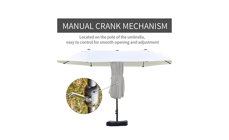 Foldable Outdoor Beach Umbrella for Uv Protection and Sun Shade