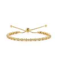 Rachel Zoe Gold Plated Adjustable Tennis Bracelet