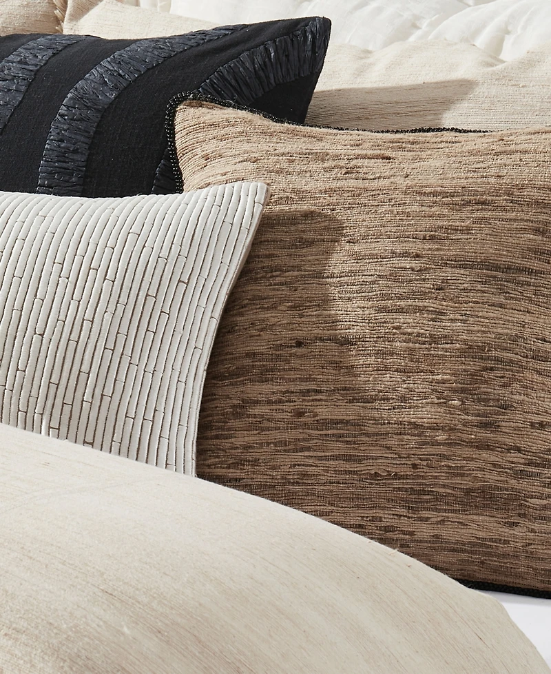 Donna Karan Home Beaded Decorative Pillow, 16" x 16"